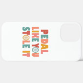 ペダルを盗んだように – おもしろいサイクリング Case-Mate iPhoneケース (裏面 (横))