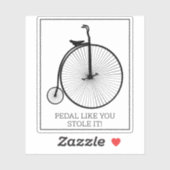 ペダルを盗んだように シール (シート)