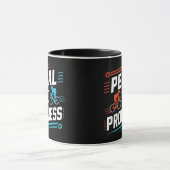 ペダルを進める、サイクリングマグ マグカップ (中央)