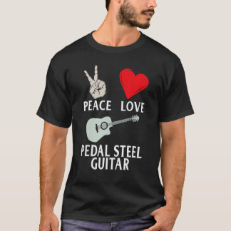ペダルスティールギター 楽器 ペダルスティールギタリスト Tシャツ