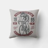 ペダルプッシャーサイクリングクラブ |レーシングチームのフルスピード クッション (裏面)