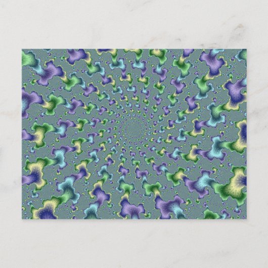 ペダル列 – フラクタル ポストカード (正面)