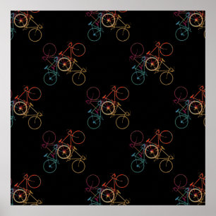 ペダル自転車サイクリスト ポスター