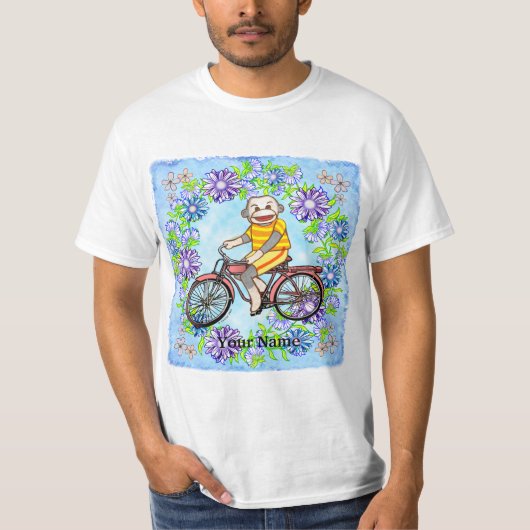 ペダル自転車ソックサル Tシャツ (正面)