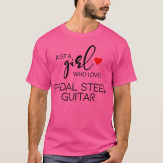 ペダル・スチール・ギターが大好きな女の子 Tシャツ