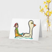 ペダロ観光客パドルボート カード (黄色い花)