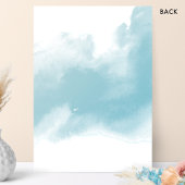 ペチア ブラッシュ フローラル,アクア ウォータカラー ウェディング 招待状