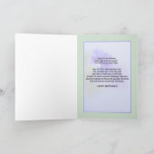 ペチュニアとのゴドーターの誕生日 カード (内部)