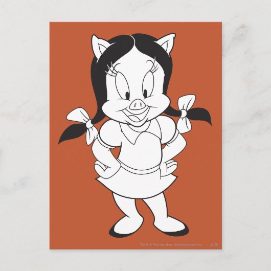 ペチュニアのポーズ ポストカード (正面)