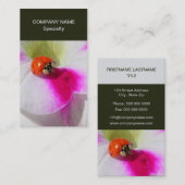 ペチュニアのラディバグ 名刺 (正面/裏面)