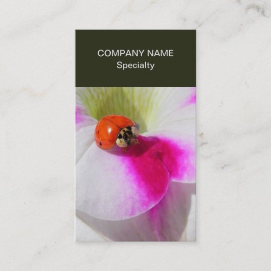 ペチュニアのラディバグ 名刺 (正面)