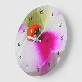 ペチュニアのラディブグ ラージ壁時計 (傾斜)