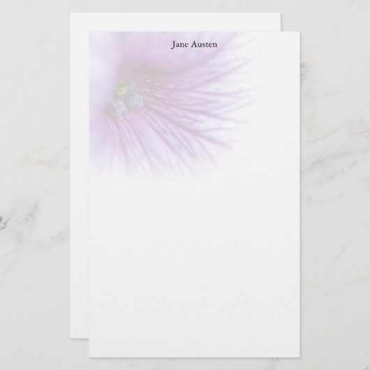 ペチュニアの文房具 便箋 (正面/裏面)