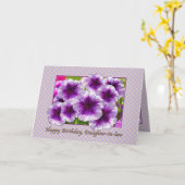 ペチュニアの義理の娘の誕生日カード カード (黄色い花)