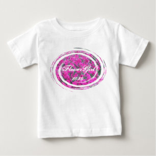 ペチュニアの花嫁介添え 2010 ウェディングパーティTシャツ - ベビーTシャツ