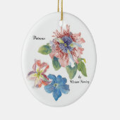 ペチュニアの花 セラミックオーナメント (右)