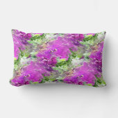 ペチュニアを流す….. ランバークッション (正面)