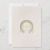 ペチュニアザデイトヴィンテージアールヌーボーbyミュシャ 招待状 (裏面)