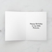 ペチュニアス誕生日カード カード (内部)