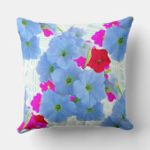 ペチュニアフラワーアートプリント クッション (裏面)
