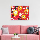 ペチュニア花 キャンバスプリント (インサイチュ (リビング))