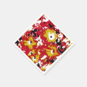 ペチュニア花 スタンダードカクテルナプキン (角)