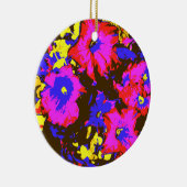 ペチュニア花 セラミックオーナメント (右)