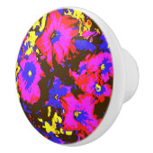 ペチュニア花 セラミックノブ (右)