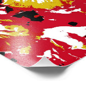 ペチュニア花 フォトプリント            (角)