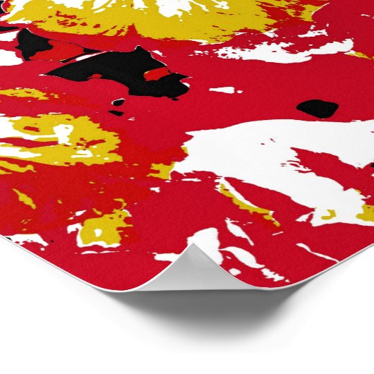 ペチュニア花 ポスター (角)