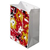 ペチュニア花 ミディアムペーパーバッグ (裏面アングル)