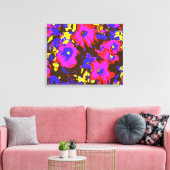 ペチュニア キャンバスプリント (インサイチュ (リビング))