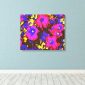 ペチュニア キャンバスプリント (インサイチュ (ウッドフロア))