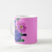 ペチュニア コーヒーマグカップ (正面左)