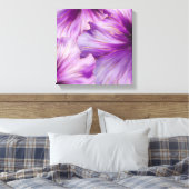 ペチュニア・ゴールデンフロー抽象芸術 キャンバスプリント (インサイチュ (寝室))