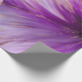 ペチュニア・ゴールデンフロー抽象芸術 ラッピングペーパー (角)