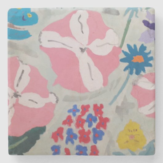 ペチュニア&サマーフラワー ストーンコースター (正面)