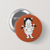 ペチュニア・ポーズ 缶バッジ (正面&裏面)