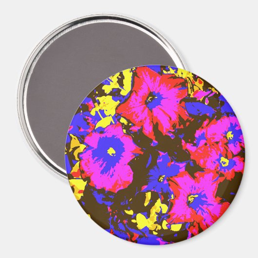 ペチュニア マグネット (正面/裏面)