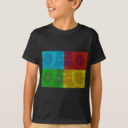 ペチュニポップ・アートのア Tシャツ (正面)