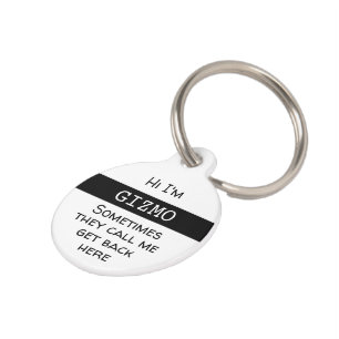 ペッおもしろいトカスタマイズ、 ペット　ネームタグ