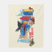 ペッすごいツのパトロール都市 フリースブランケット (正面)