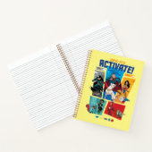  – ペッすごいツ・アンド・ジャスティス・リーグ – 発動！ ノートブック (内部)