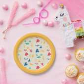  – ペッすごいツ&ジャスティスリーグシルエットパターン ペーパープレート (パーティー)