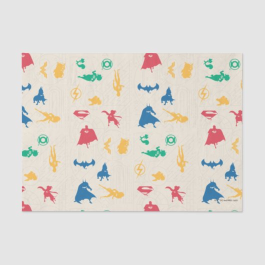  – ペッすごいツ&ジャスティスリーグシルエットパターン 薄葉紙 (正面)