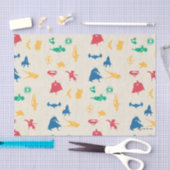  – ペッすごいツ&ジャスティスリーグシルエットパターン 薄葉紙 (クラフト)