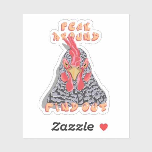 ペッのまわりにクの検索 – チキンのペッキング順序 シール (シート)