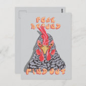 ペッのまわりにクの検索 – チキンのペッキング順序 ポストカード (正面/裏面)