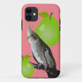 ペッカッコいいトCockatiel Bird, Pear Fruit Pink Green Case-Mate iPhoneケース (裏面)