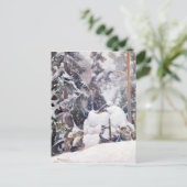 ペッカハロネン冬の風景 ポストカード (スタンド正面)